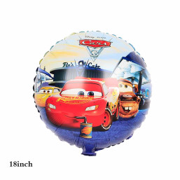 Foil Balloon - Round - Cars